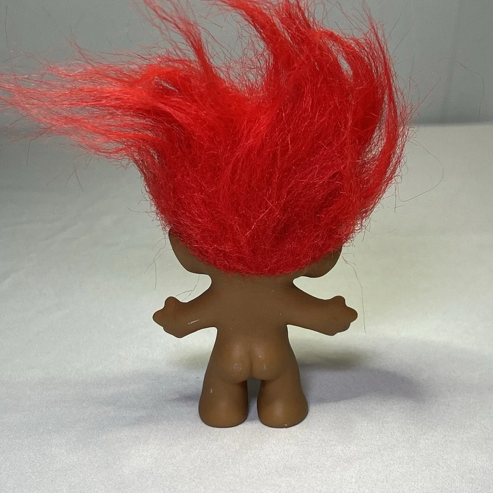Ace Novelty Treasure Troll Red Hair Red Wishstone Vintage Figure Doll‎